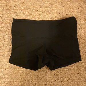 Lulu Black Spandex Shorts